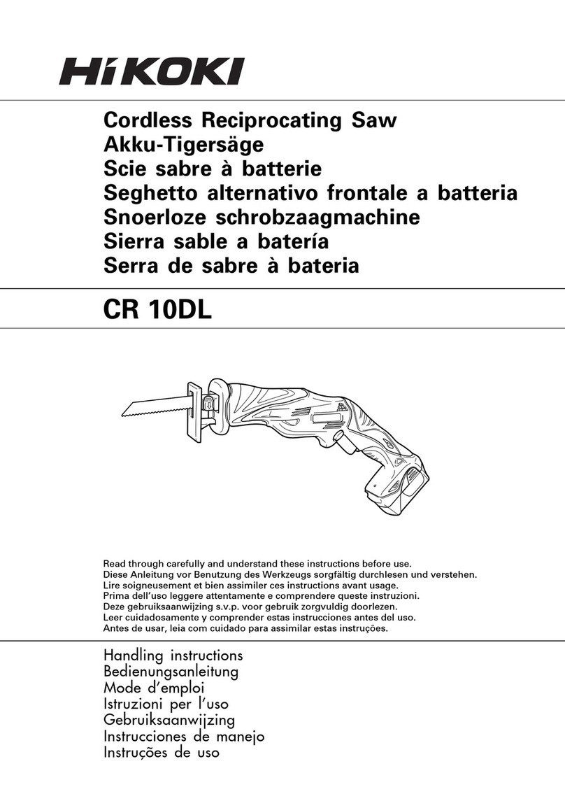 Hitachi CR 10DL Handling instructions