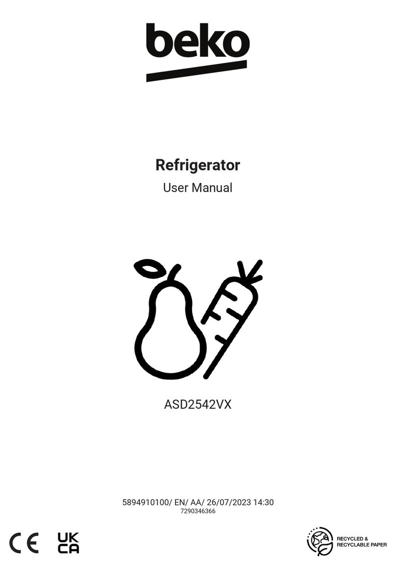 Beko ASD2542VX user manual