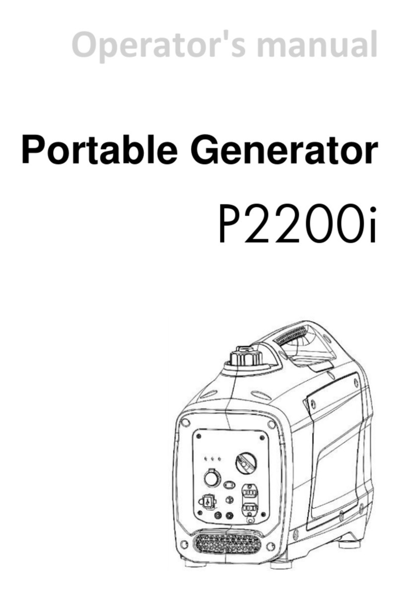 Pramac P2200i Operator's manual