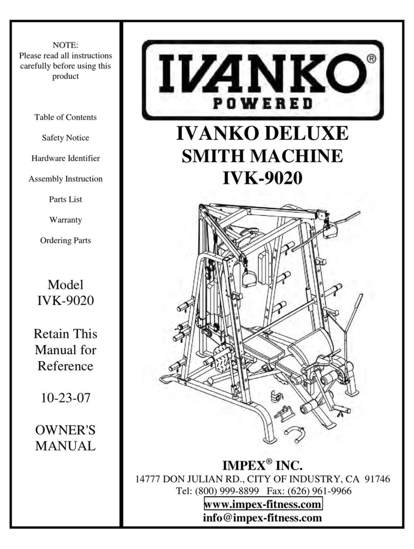 ivanko DELUXE IVK-9020 owner's manual