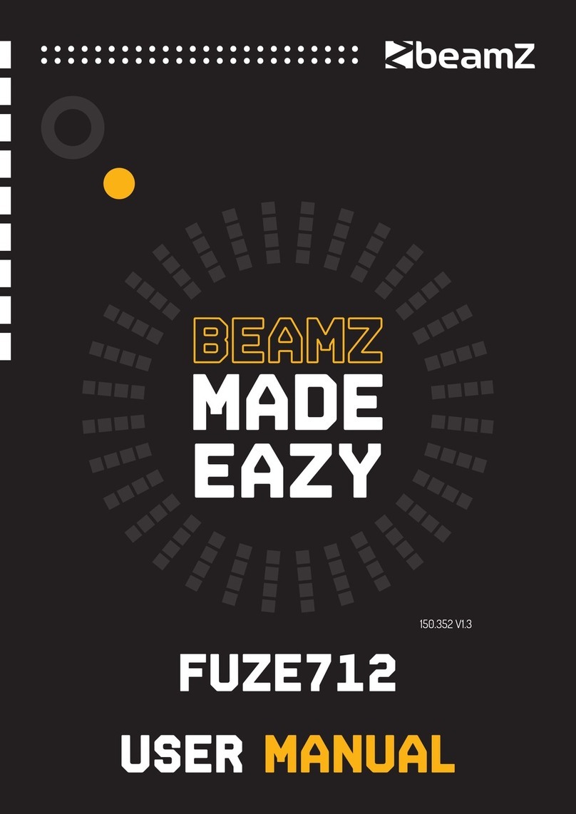 Beamz Fuze712 User manual