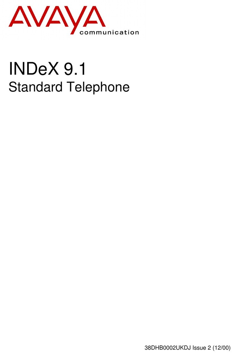 Avaya INDeX 9.1 manual