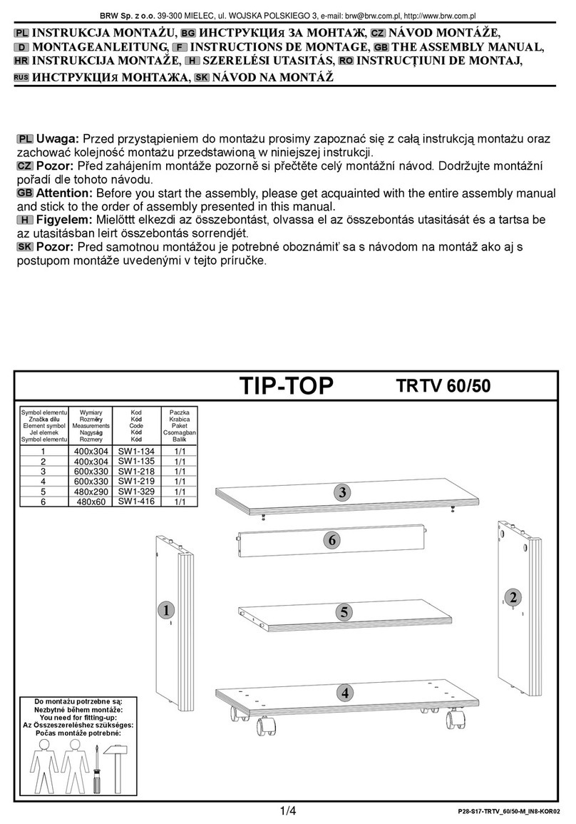 BRW TIP-TOP TRTV 60/50 User manual