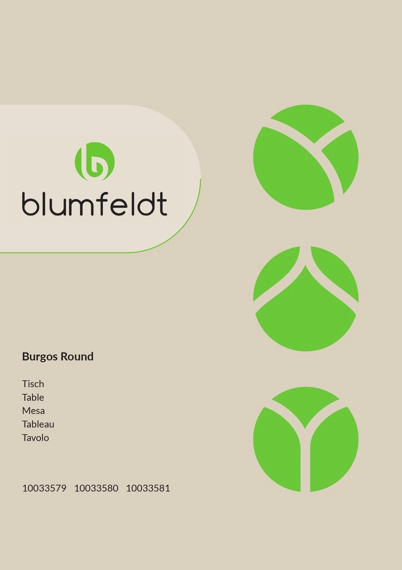 Blumfeldt Burgos Round 10033579 User manual