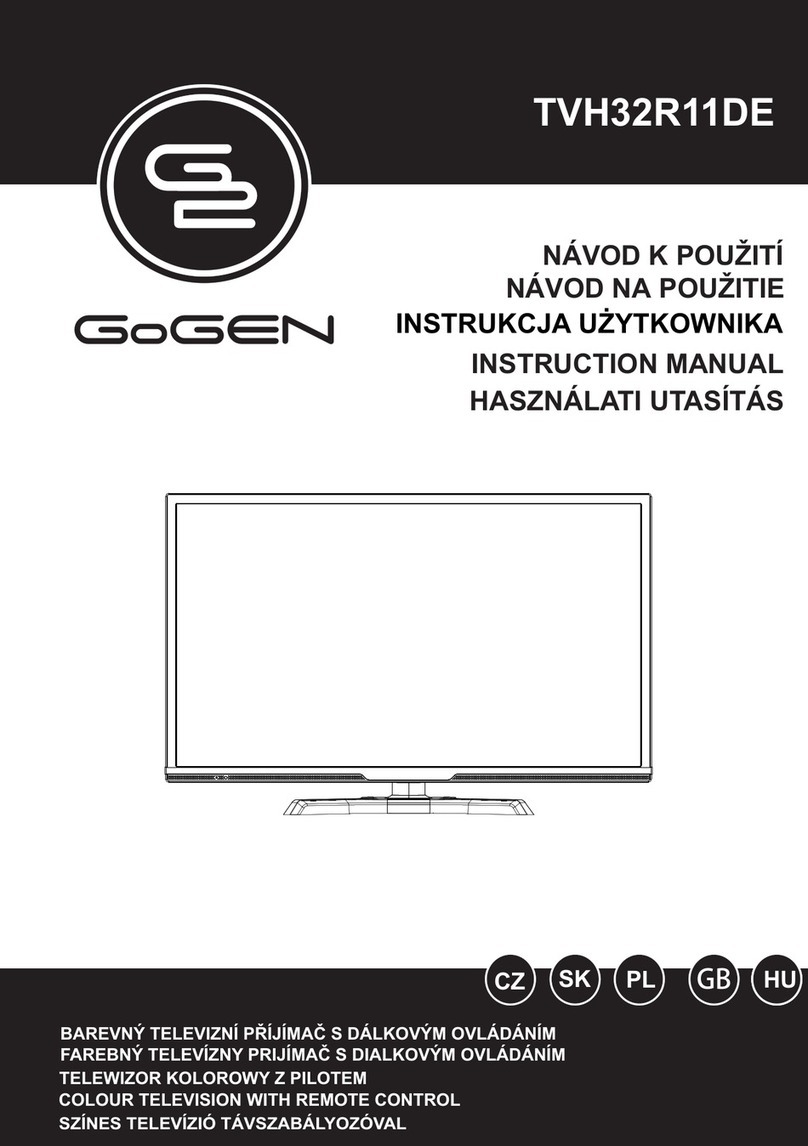 Gogen TVH32R11DE User manual Gogen TVH32R11DE User manual