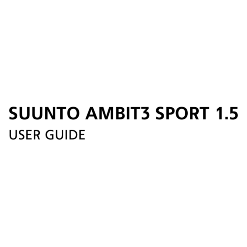 Suunto AMBIT3 SPORT 1.5 User manual