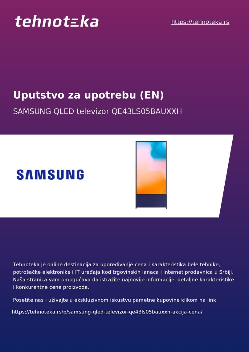 Samsung QE43LS05BAUXXH User manual Samsung QE43LS05BAUXXH User manual
