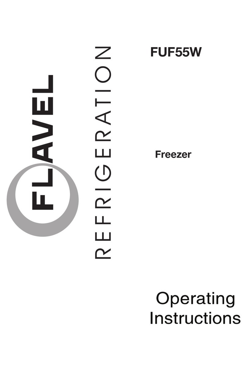 Flavel FUF55W operating instructions