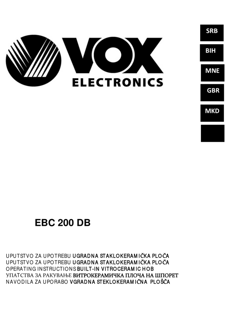 VOX electronics EBC 200 DB operating instructions