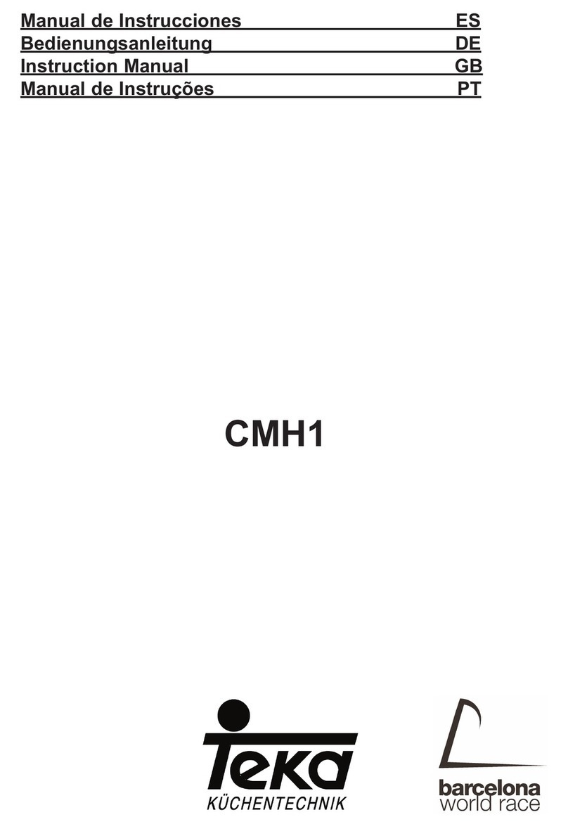 Teka CMH1 User manual