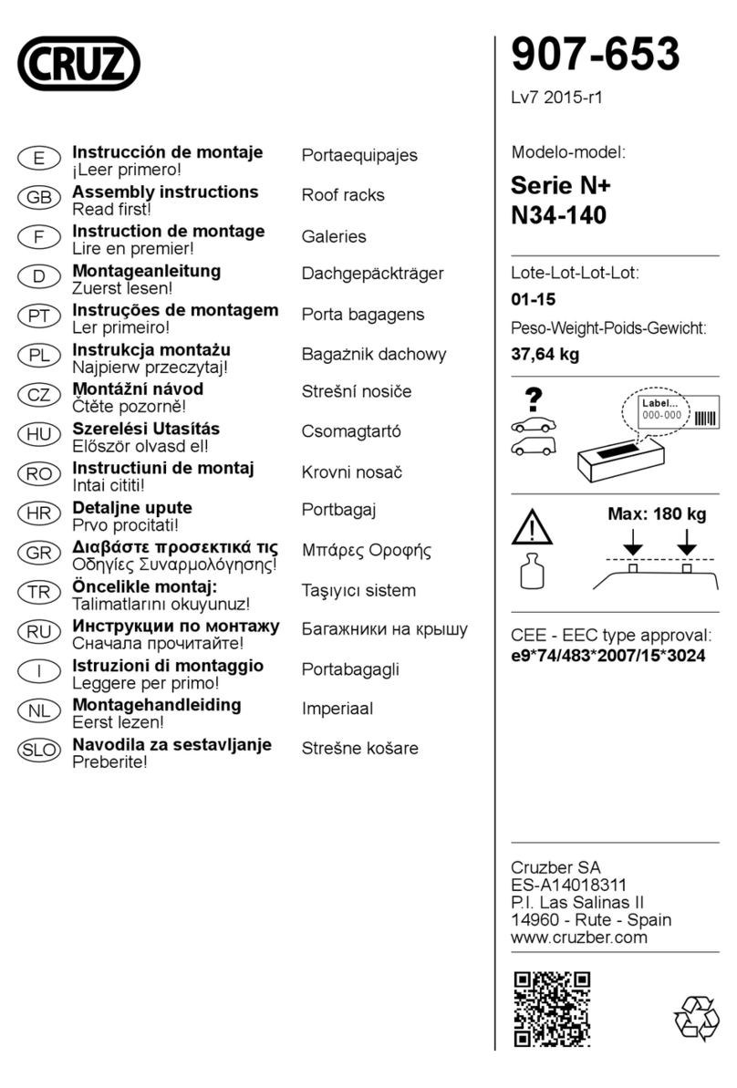 Cruz N+ N34-140 Series Assembly instructions