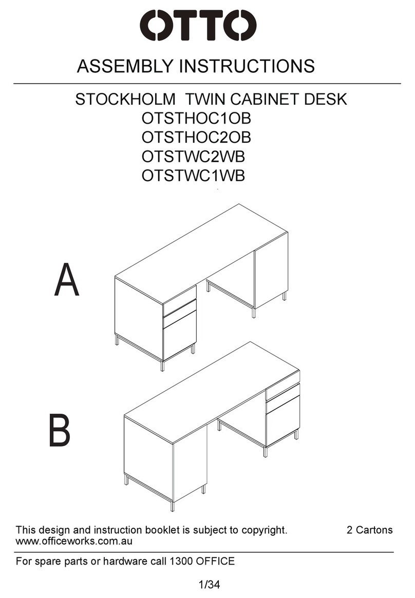 Otto OTSTHOC1OB Assembly instructions