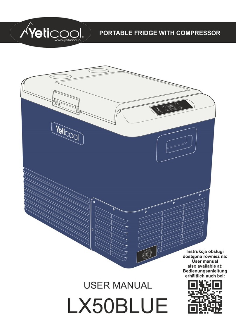 Yeticool LX50BLUE user manual