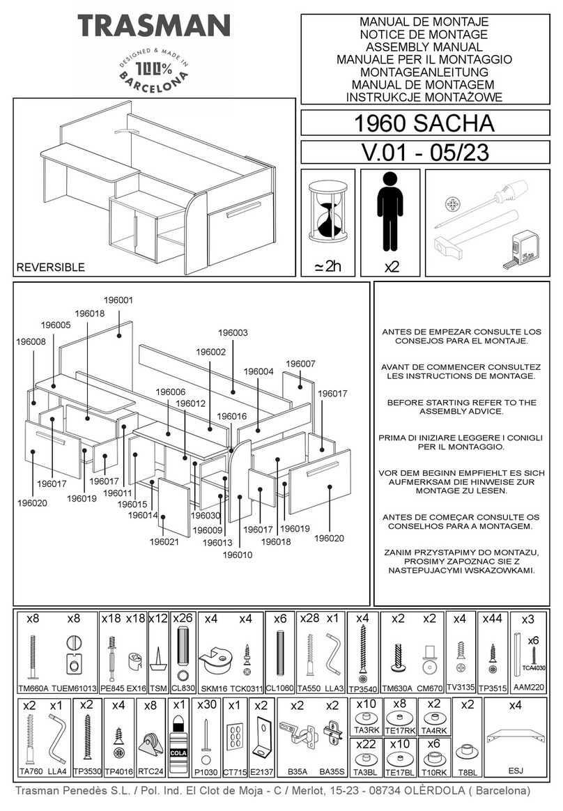 Trasman 1960 SACHA Assembly manual