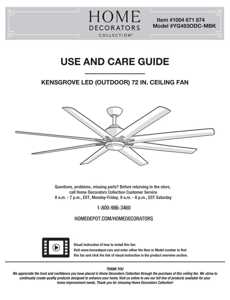 Home Decorators Collection KENSGROVE YG493ODC-MBK User manual Home Decorators Collection KENSGROVE YG493ODC-MBK User manual