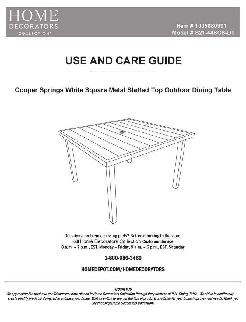 Home Decorators Collection S21-44SCS-DT Use and care guide