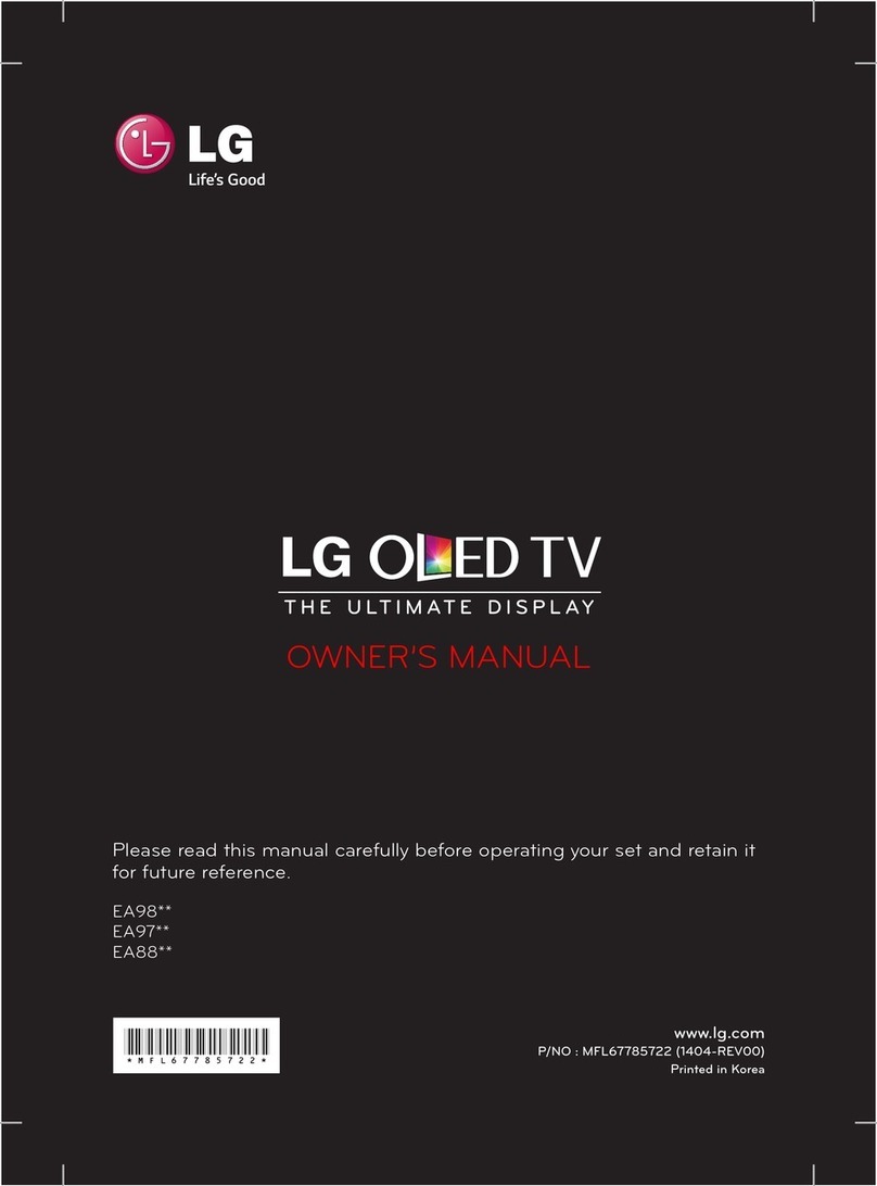 LG EA98 series owner's manual