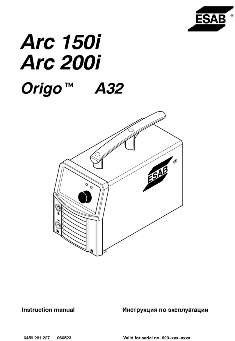 ESAB Origo A32 User manual