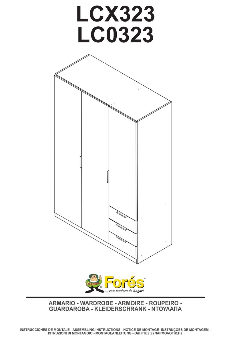 Fores LCX323 Assembling instructions