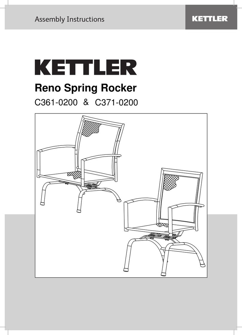 Kettler Reno Spring Rocker Assembly instructions Kettler Reno Spring Rocker Assembly instructions