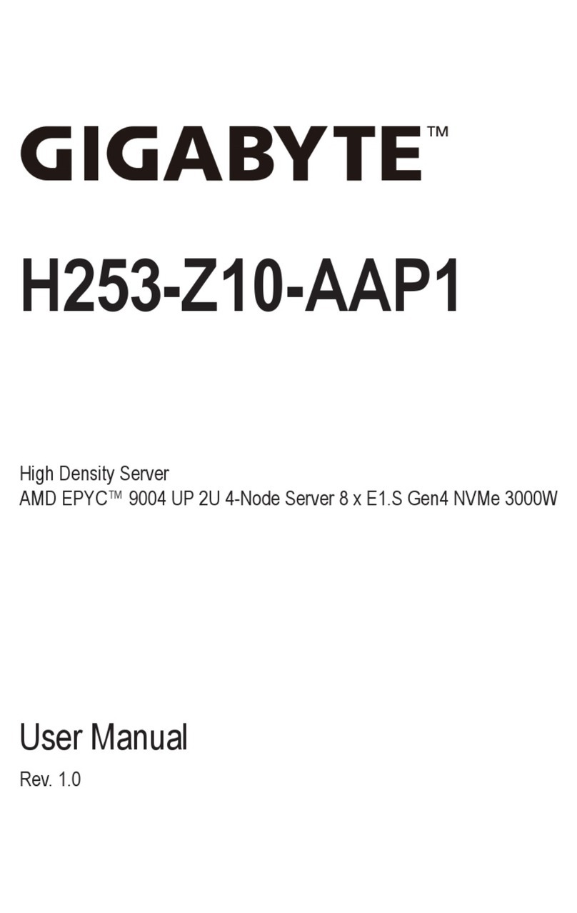 Gigabyte H253-Z10-AAP1 User manual