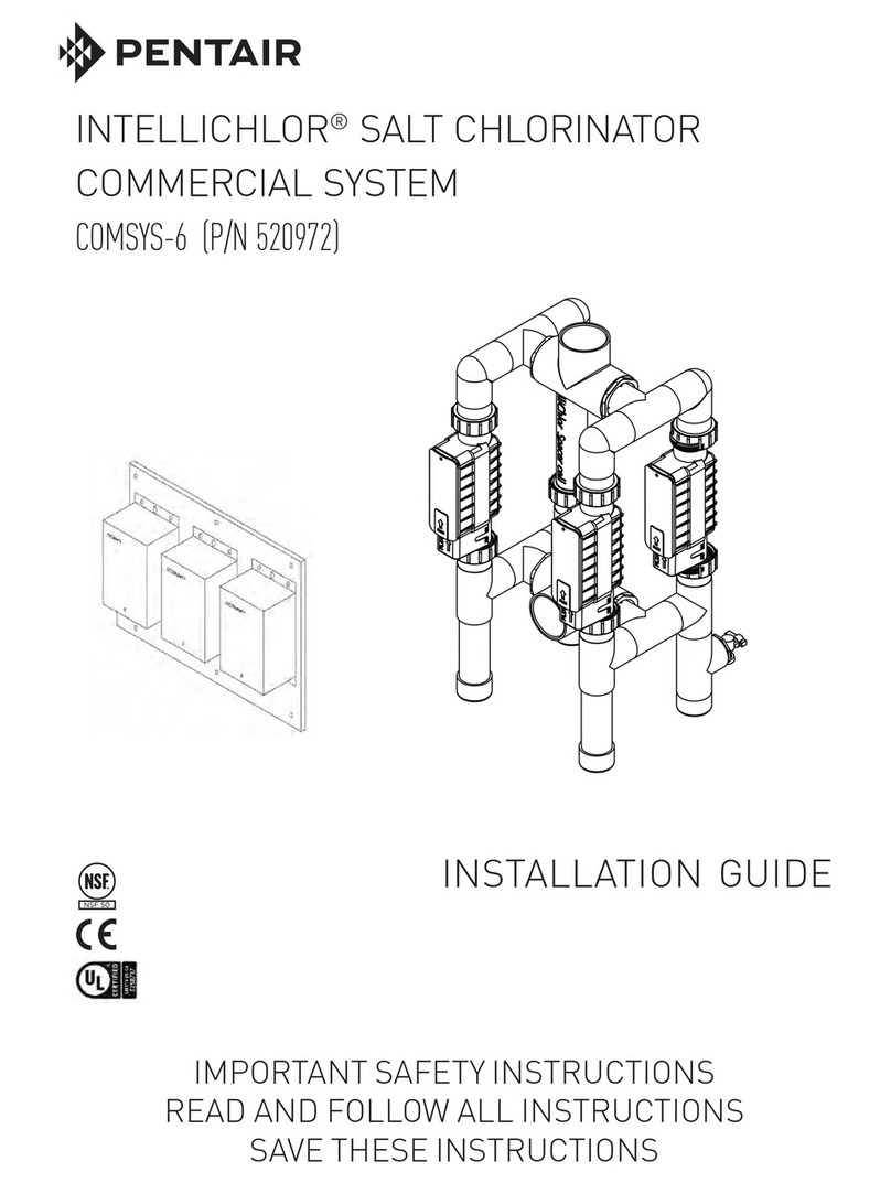 Pentair INTELLICHLOR COMSYS-6 User manual
