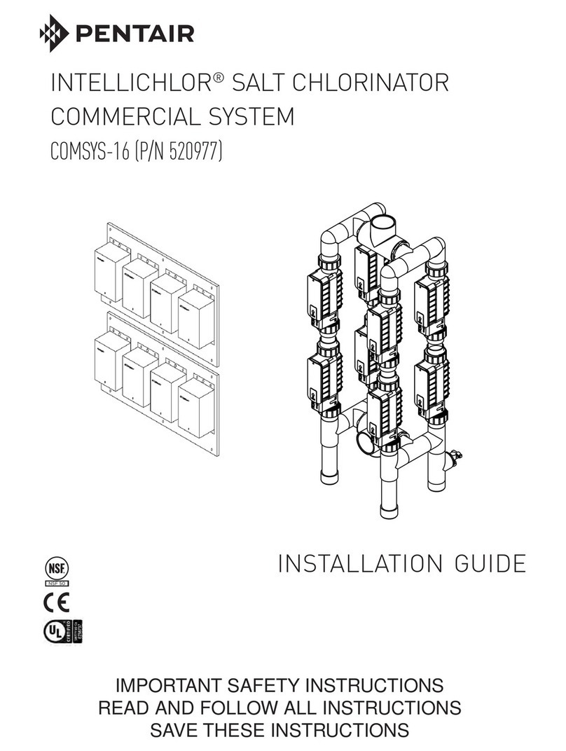 Pentair INTELLICHLOR COMSYS-16 User manual