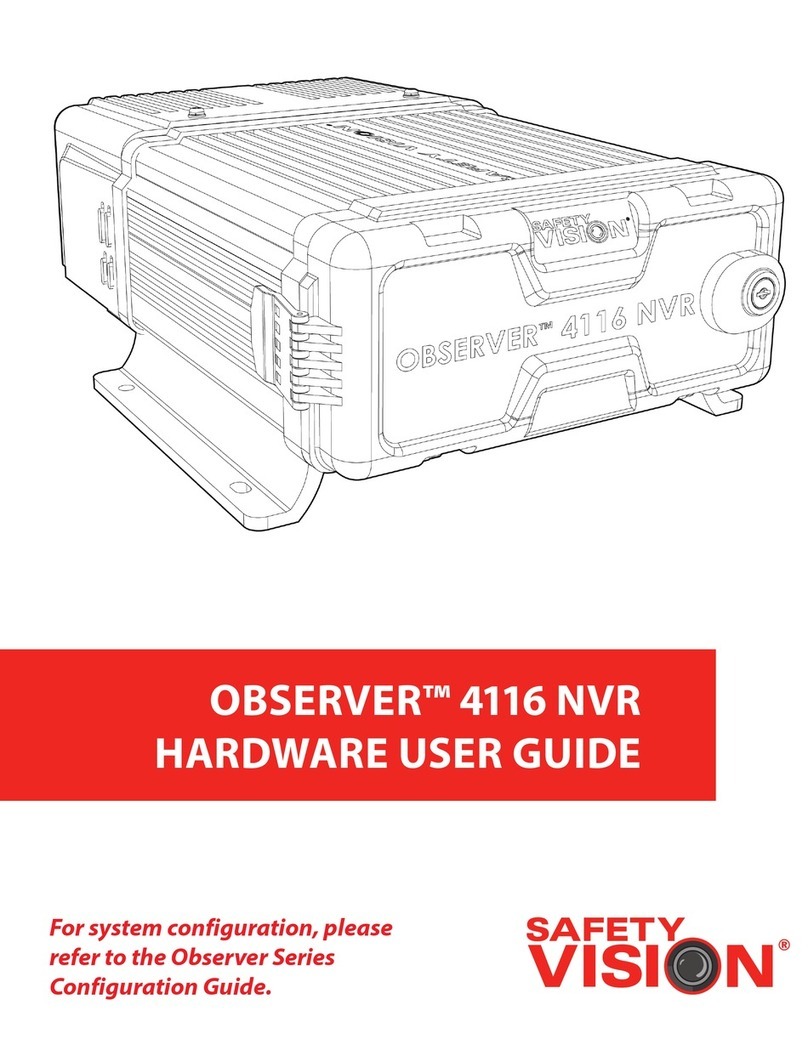 Safety Vision OBSERVER 4116 Installation manual