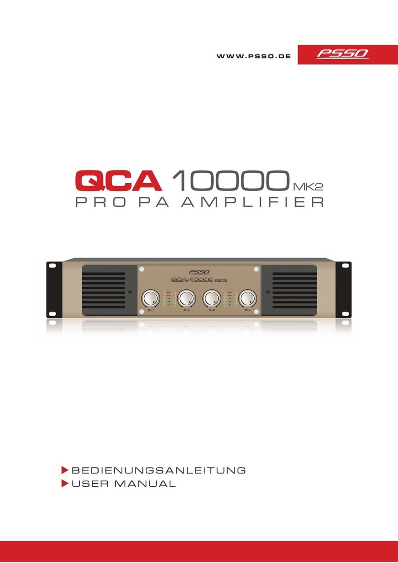 PSSO QCA-10000 MK2 user manual