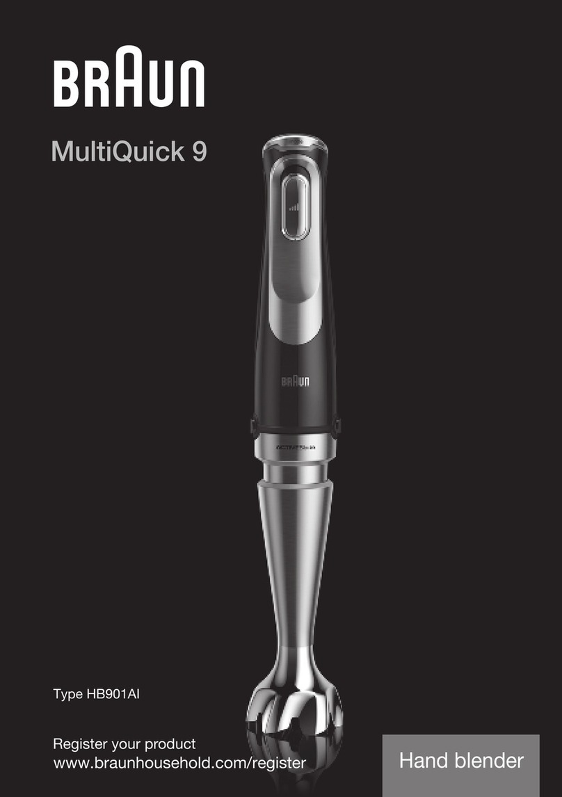 Braun MultiQuick 9 MQ 9135X User manual
