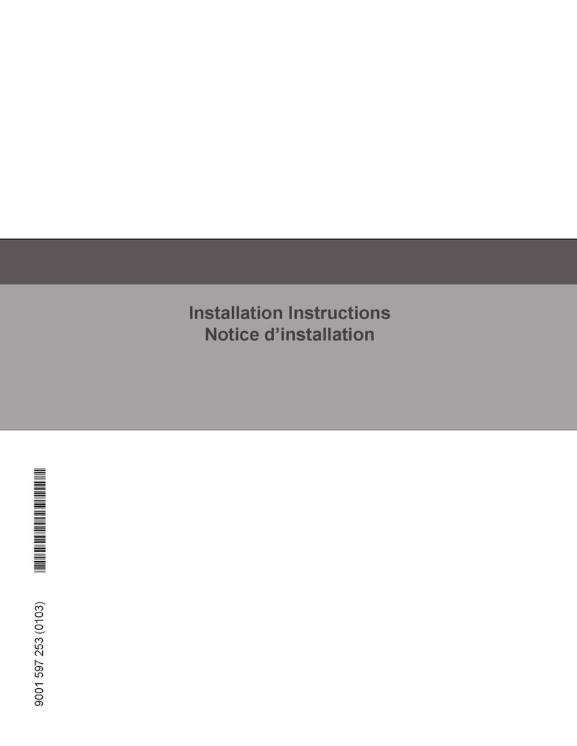 Bosch 800 Series installation instructions