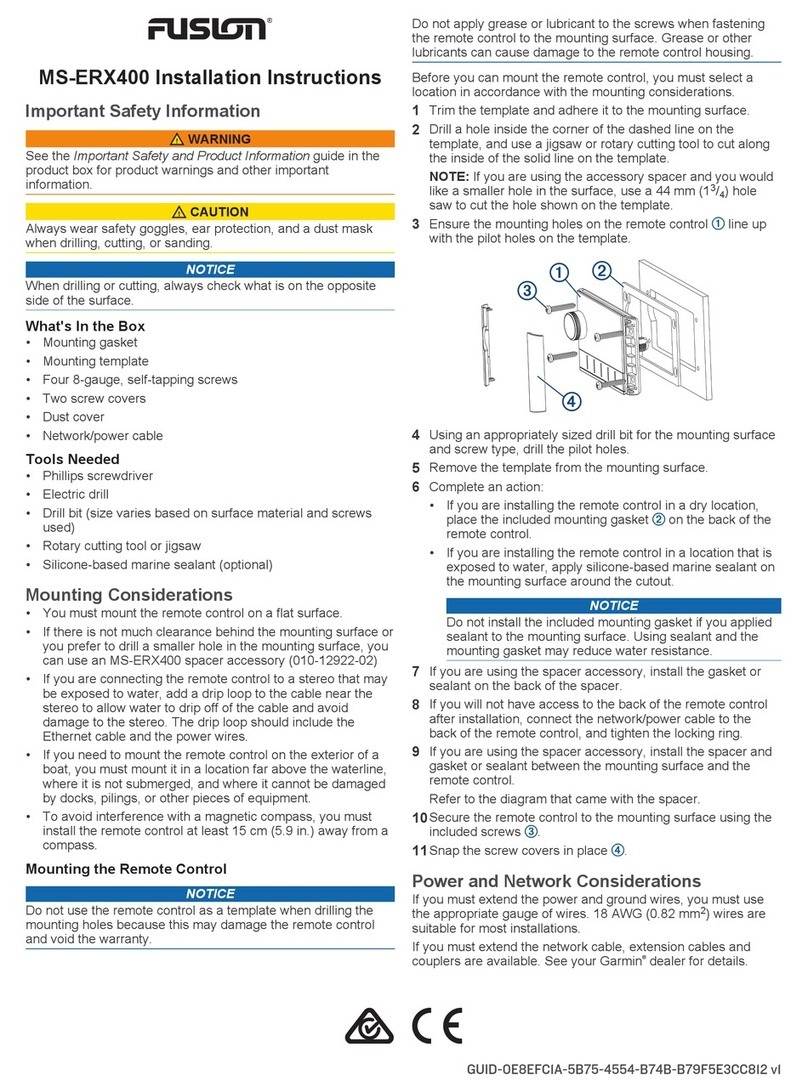 Fusion Apollo MS-ERX400 installation instructions