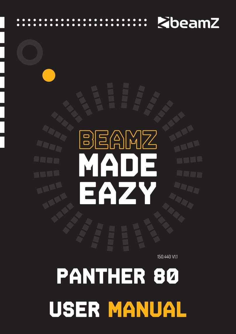Beamz PANTHER 80 user manual