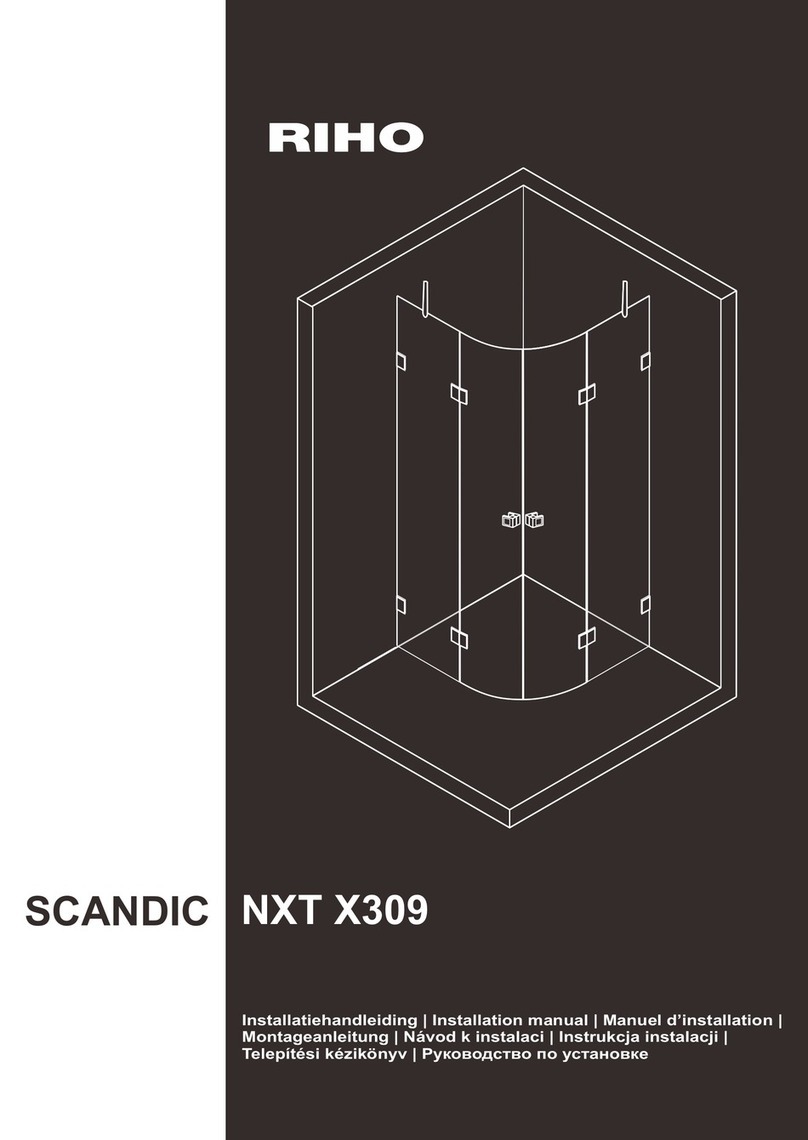 RIHO SCANDIC NXT X309 installation manual