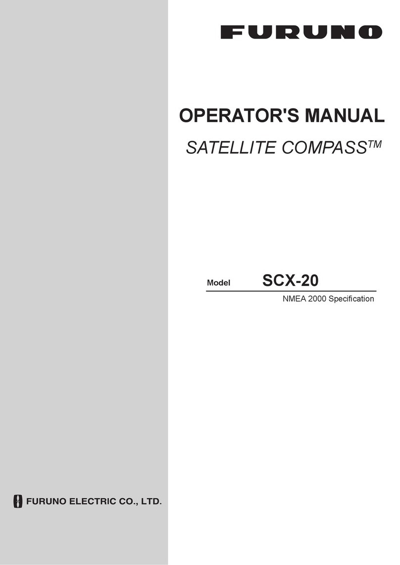 Furuno SCX-20 Operator's manual
