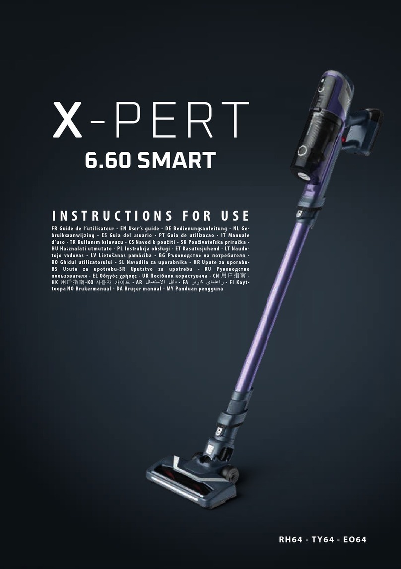 Rowenta X-PERT 6.60 SMART User manual