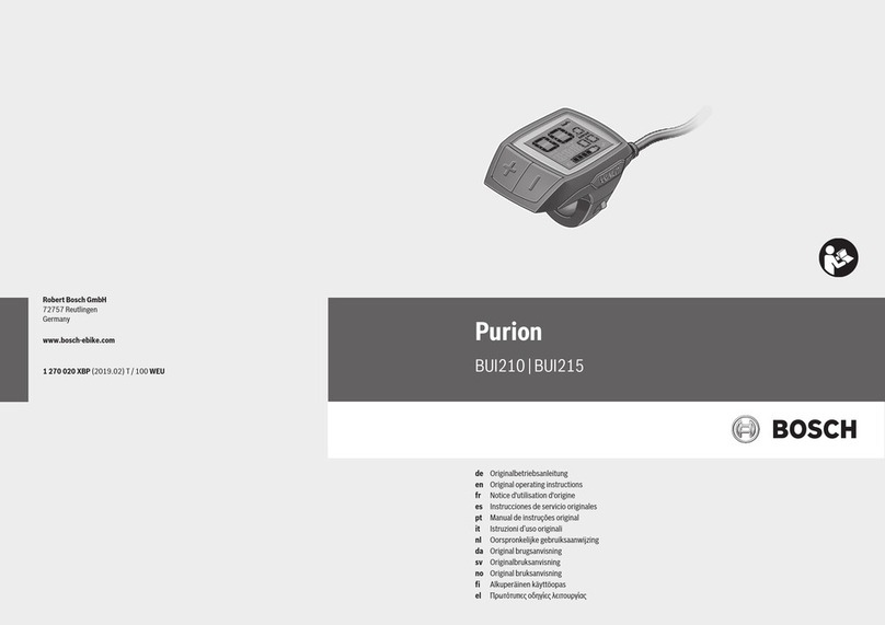 Bosch Purion BUI210 Original operating instructions