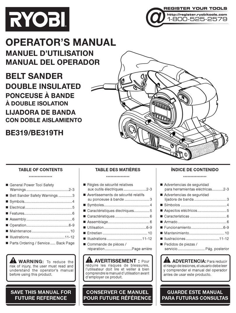 Ryobi BE319TH Operator's manual
