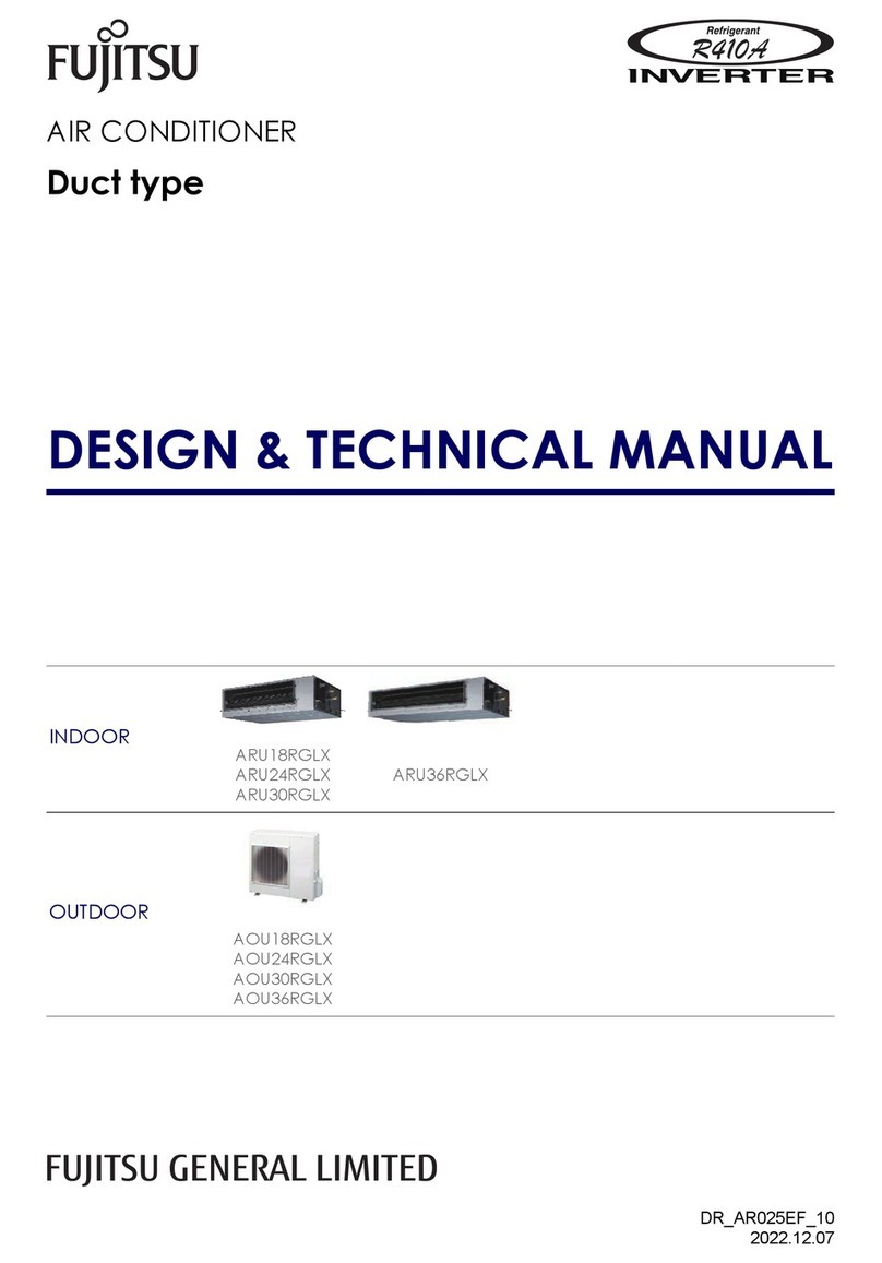 Fujitsu ARU18RGLX Design & technical manual