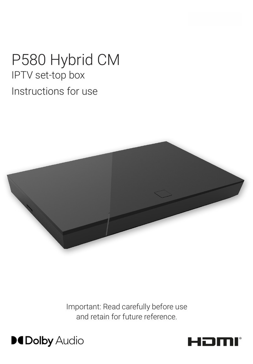 Ocilion IPTV Technologies P580 Hybrid CM User manual