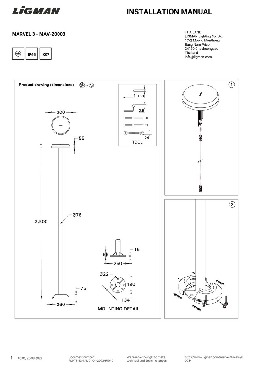 LIGMAN MARVEL 3 installation manual