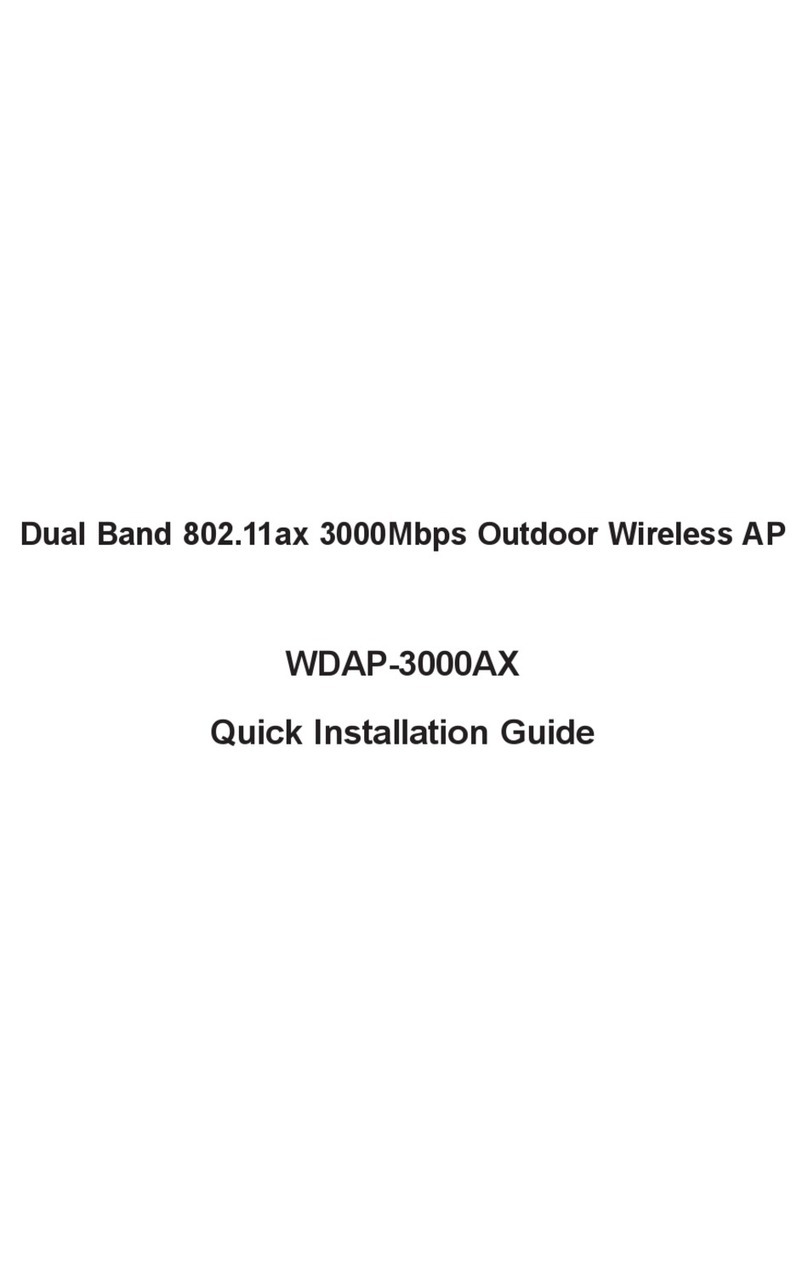 Planet WDAP-3000AX Quick installation guide