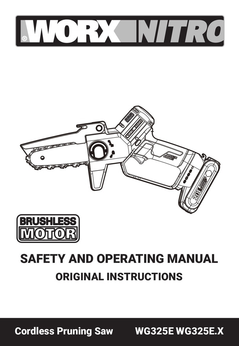Worx Nitro WG325E Series Safety and operating manual