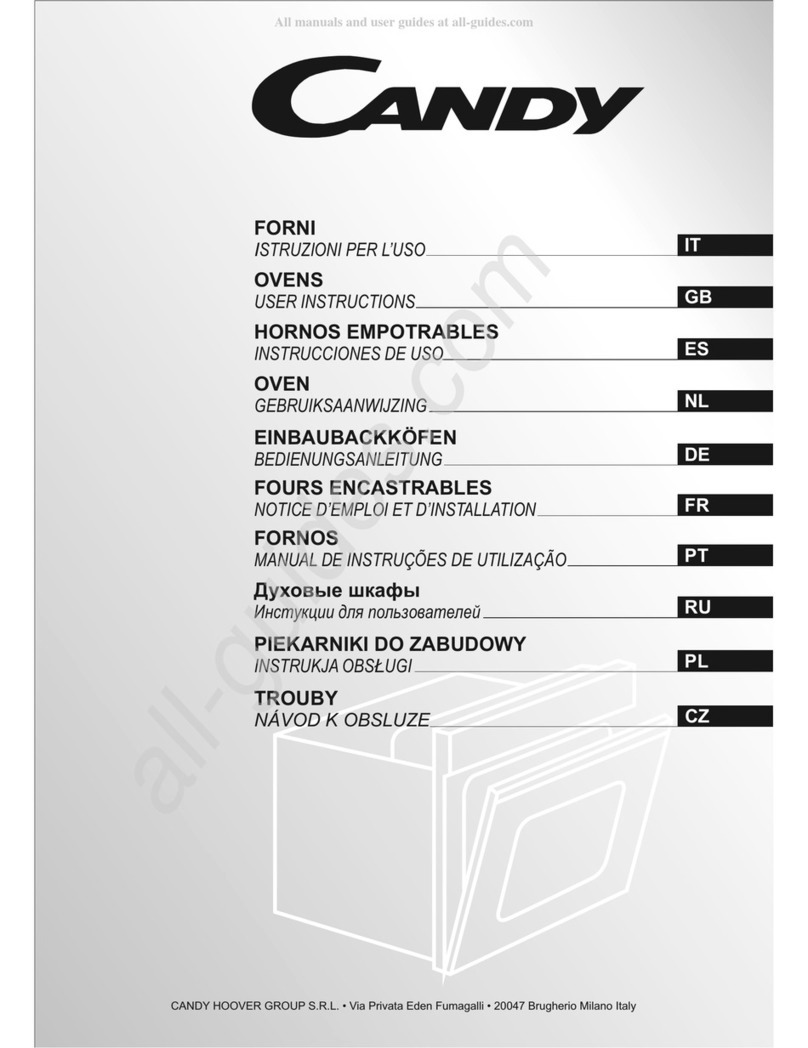 Candy FPE6096X User instructions