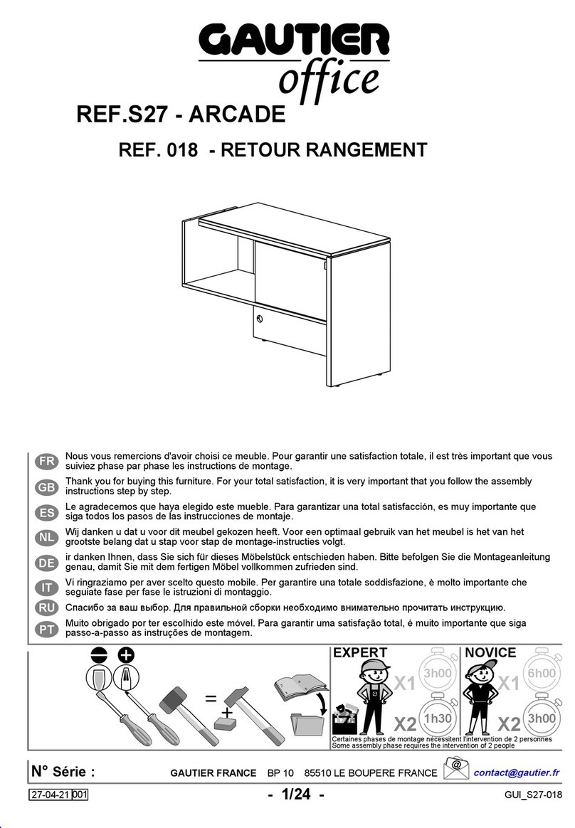 Gautier Office 018 manual