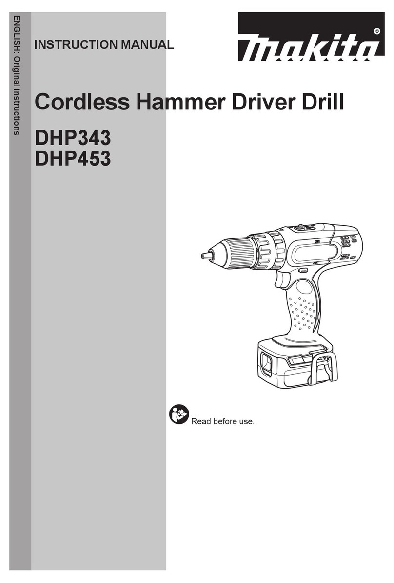 Makita DHP453T001 instruction manual