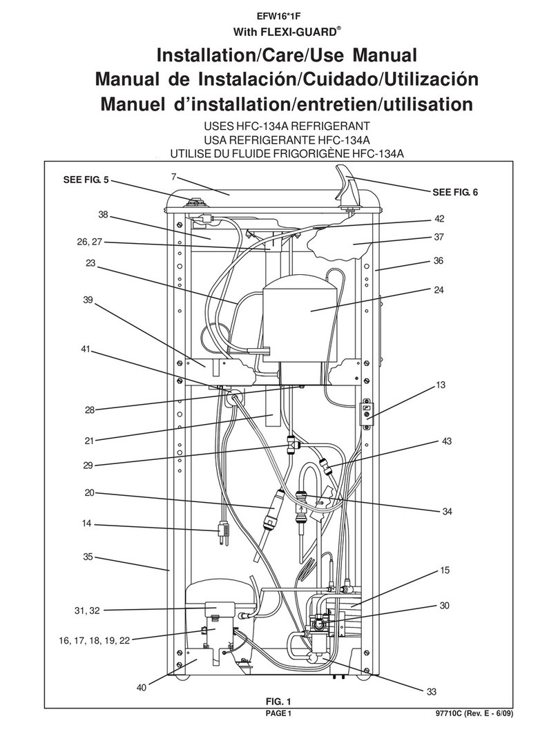 Elkay EFW16 1F Series Installation manual