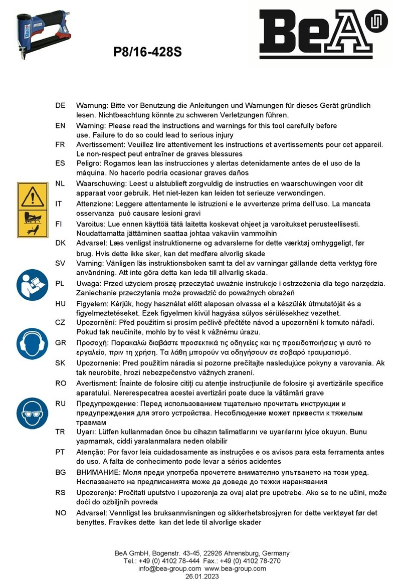 BEA P8/16-428S manual