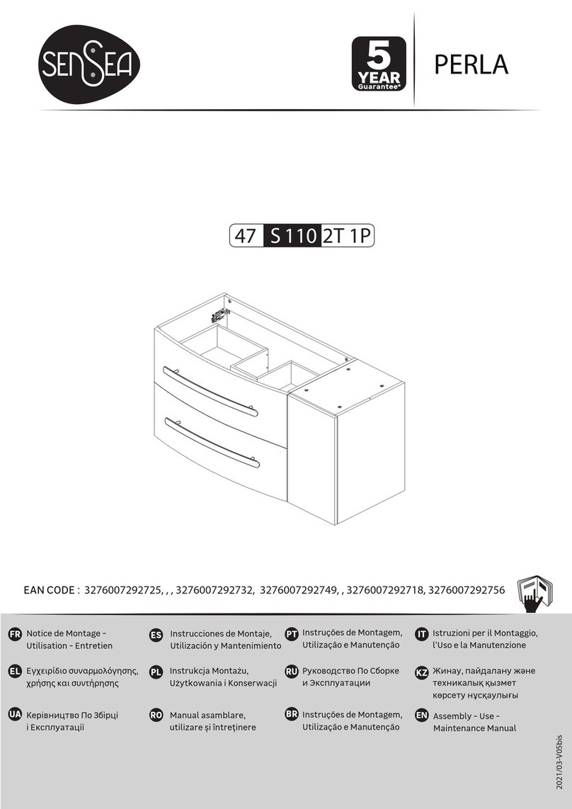 Sensea PERLA 47 S 110 2T 1P Assembly, Use, Maintenance Manual