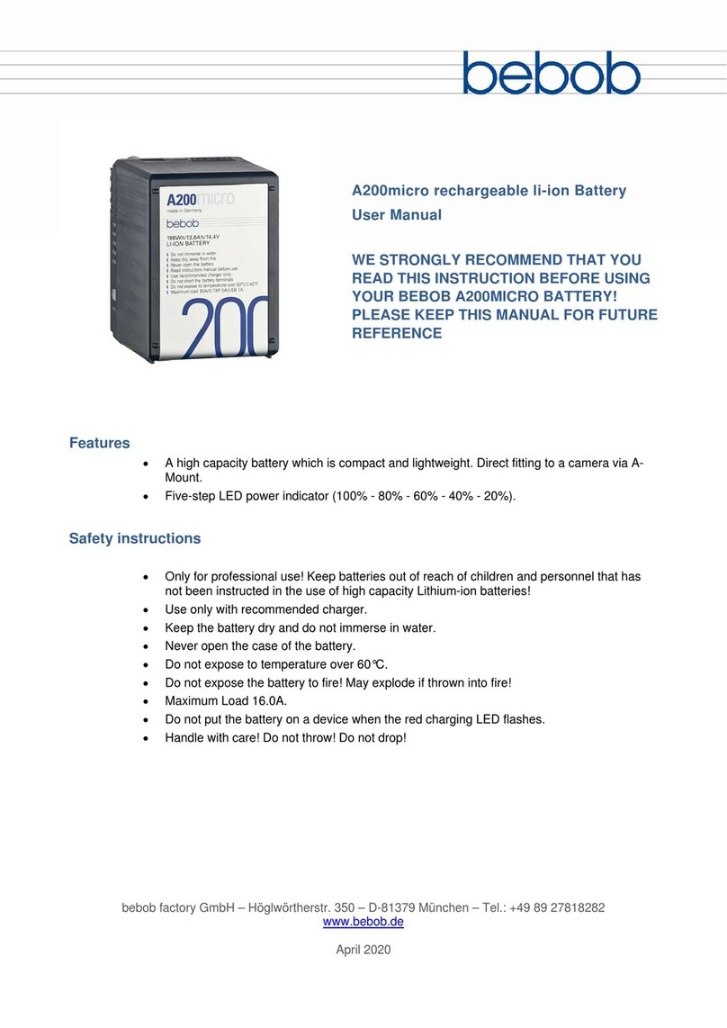 Bebob A200micro user manual